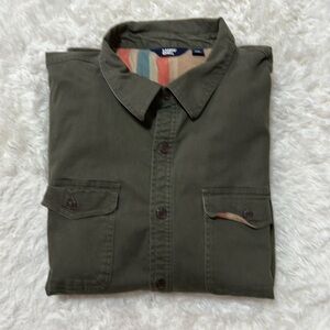 Lands End flannel lined shirt